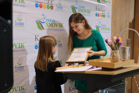 Podelitev priznanja_Sara Nastran 